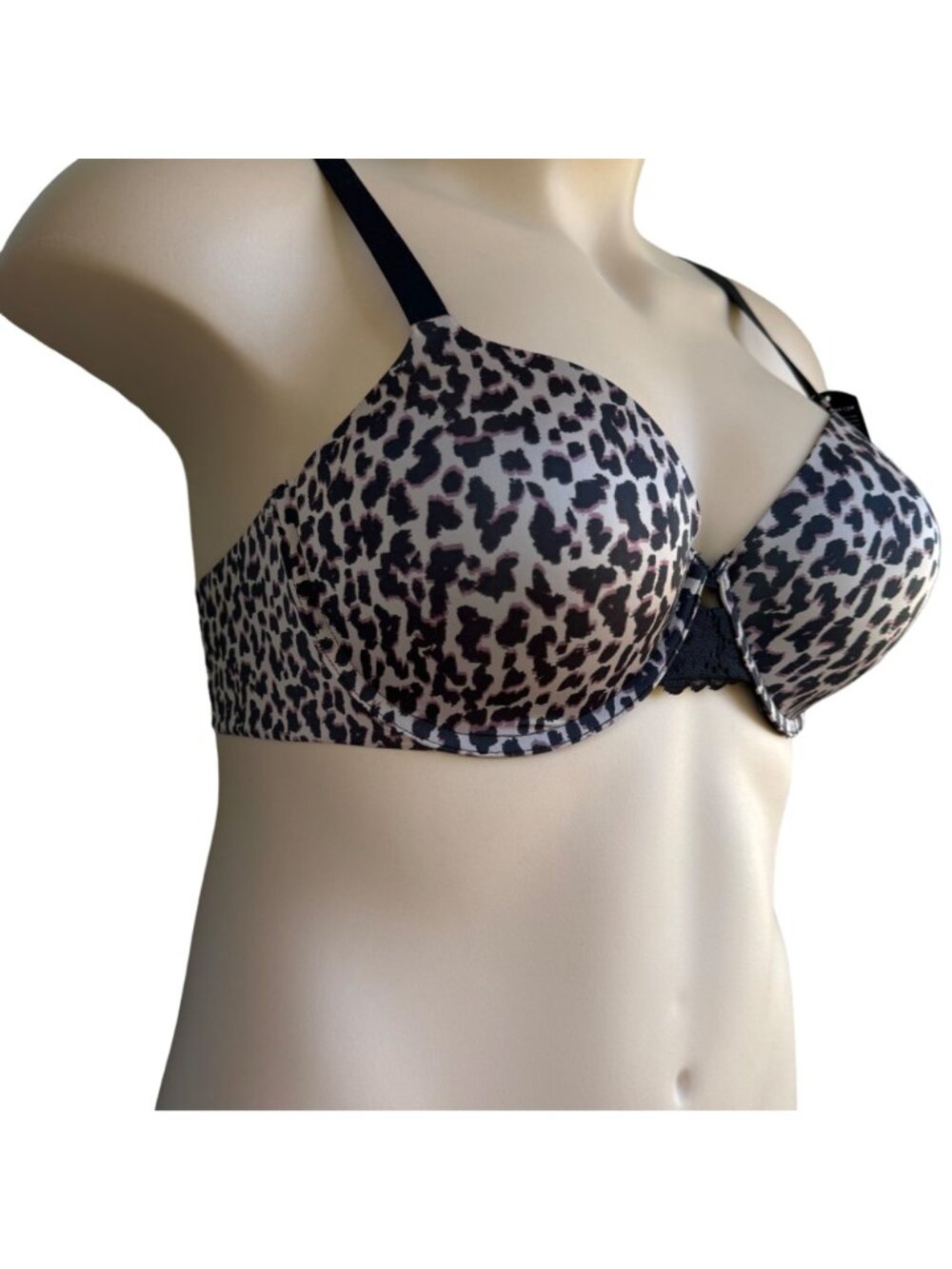 Maidenform 36C T-Shirt Bra SmartZone Cups & Convertible Straps Leopard Print - Picture 8 of 16